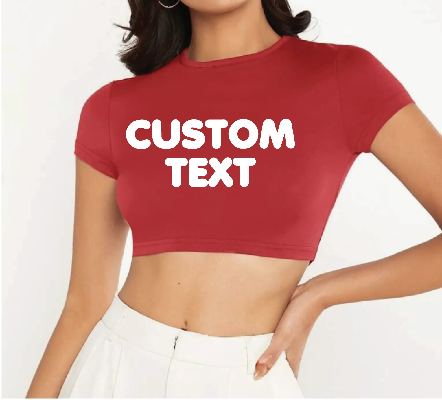 Custom Super Crop Tee