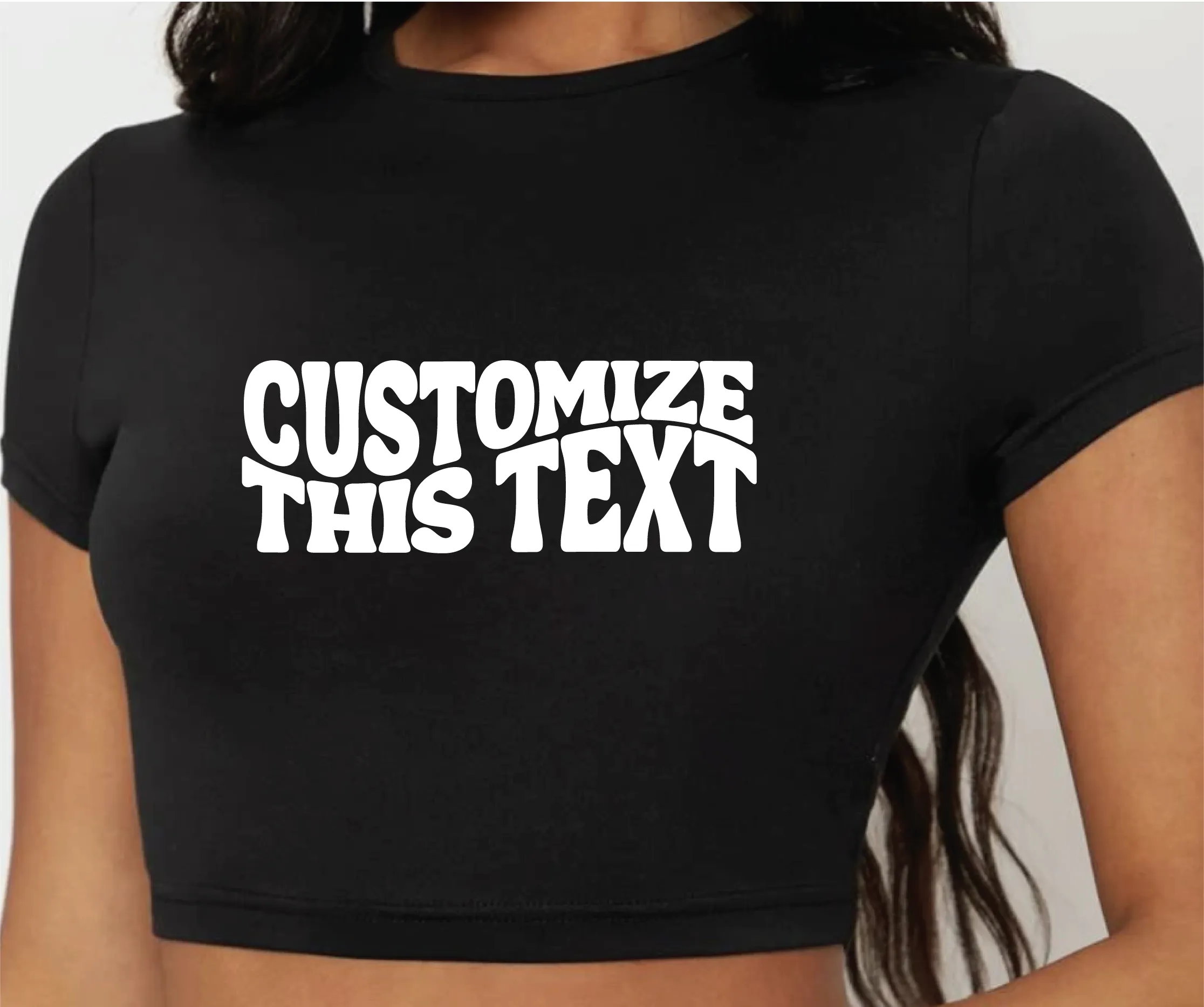 Customize this Super Crop Tee