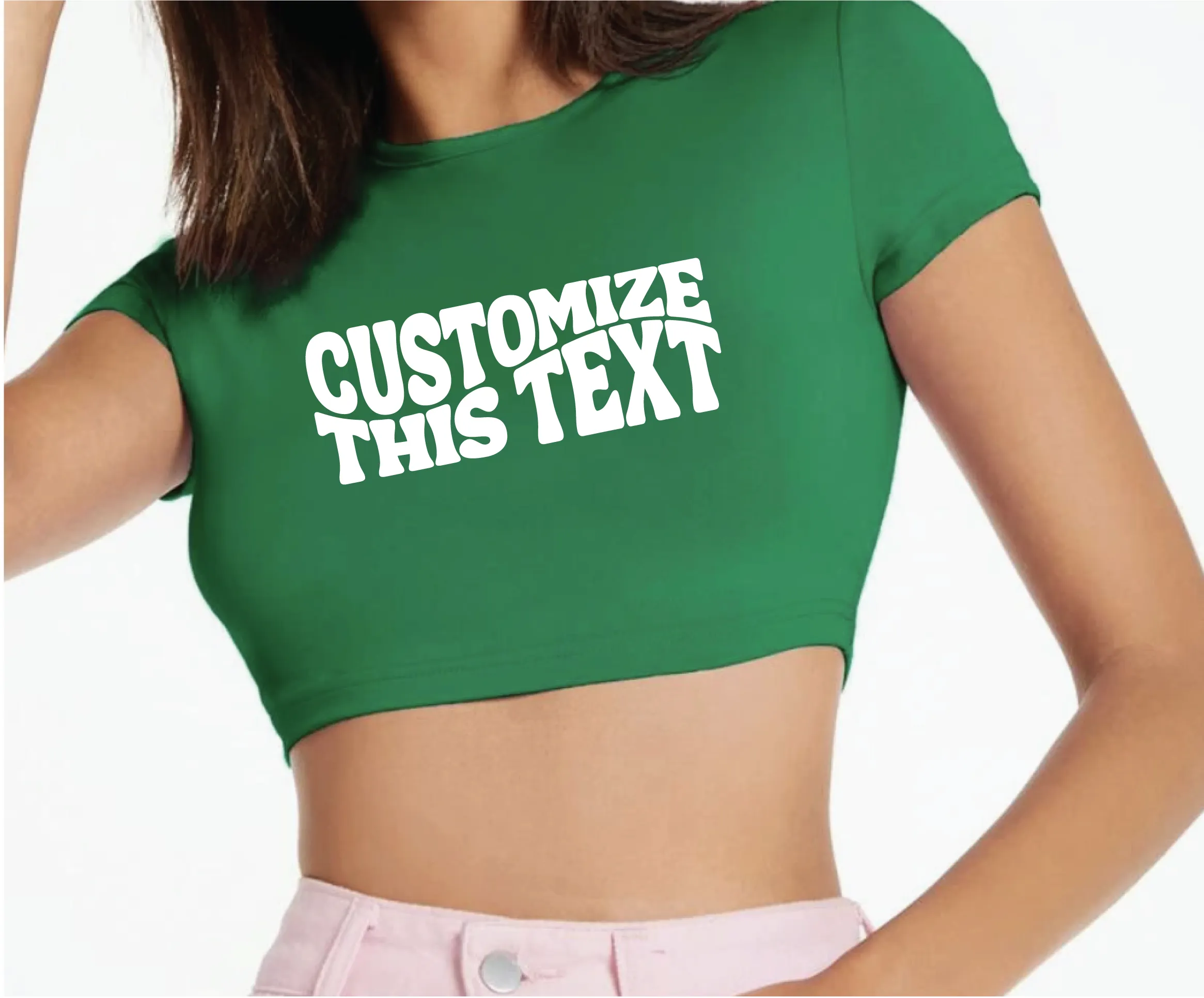 Customize this Super Crop Tee