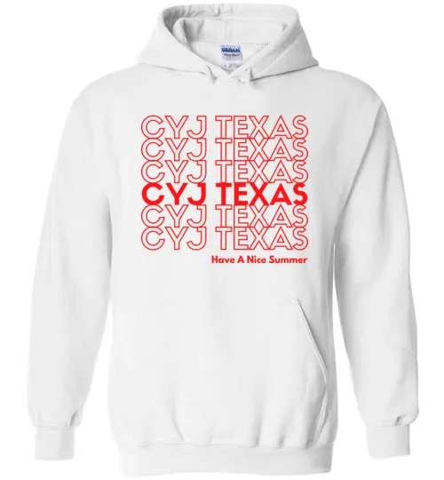 CYJ Texas Heavy Blend Hoodie - Shopping Bag Logo