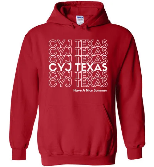 CYJ Texas Heavy Blend Hoodie - Shopping Bag Logo