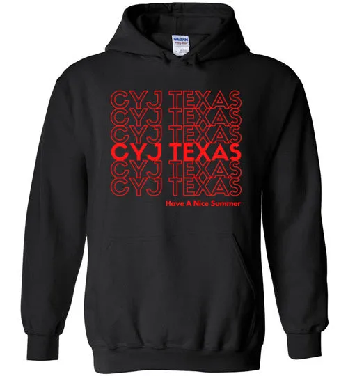 CYJ Texas Heavy Blend Hoodie - Shopping Bag Logo