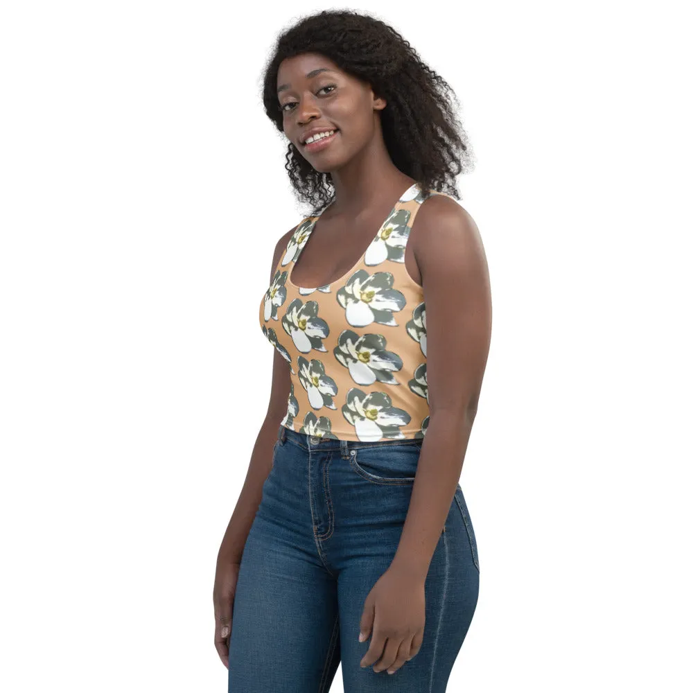 Descendants of the Island Magnolia Crop Top