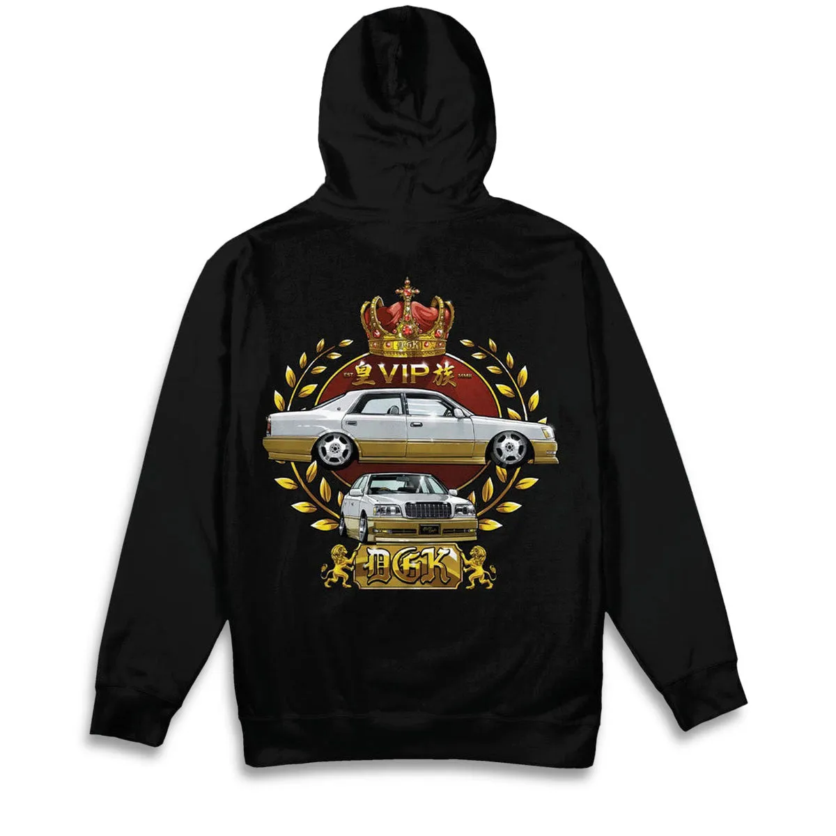 DGK V.I.P Fleece Hoodie - Black