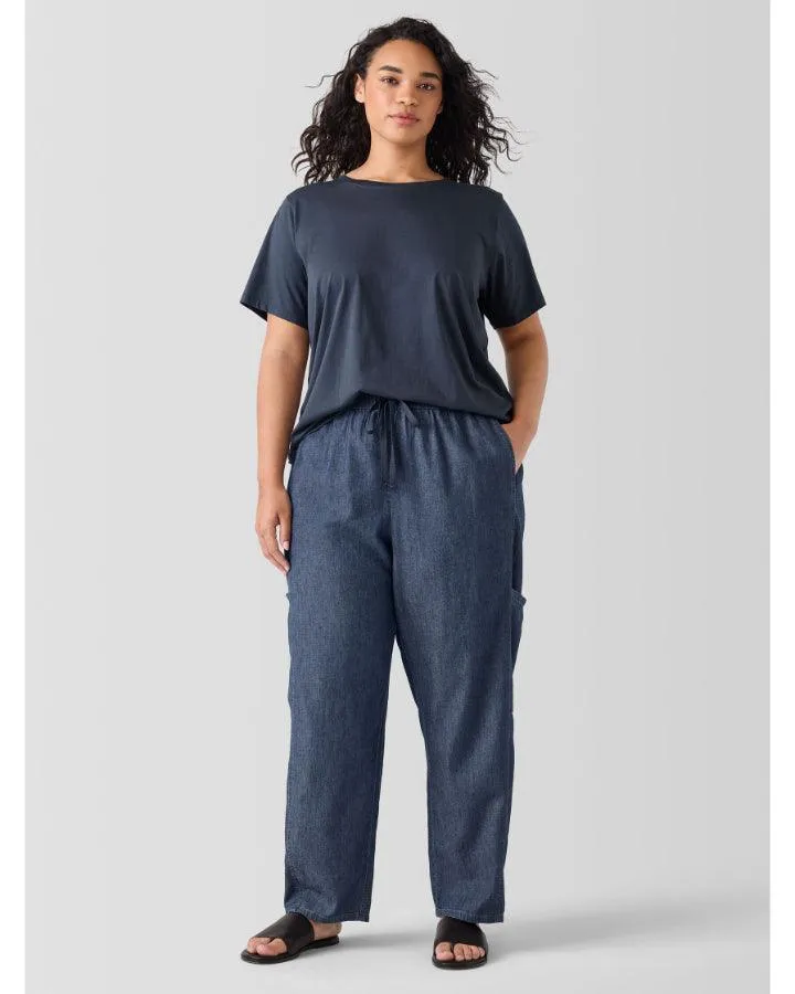 Eileen Fisher Cotton Lantern Cargo Pant