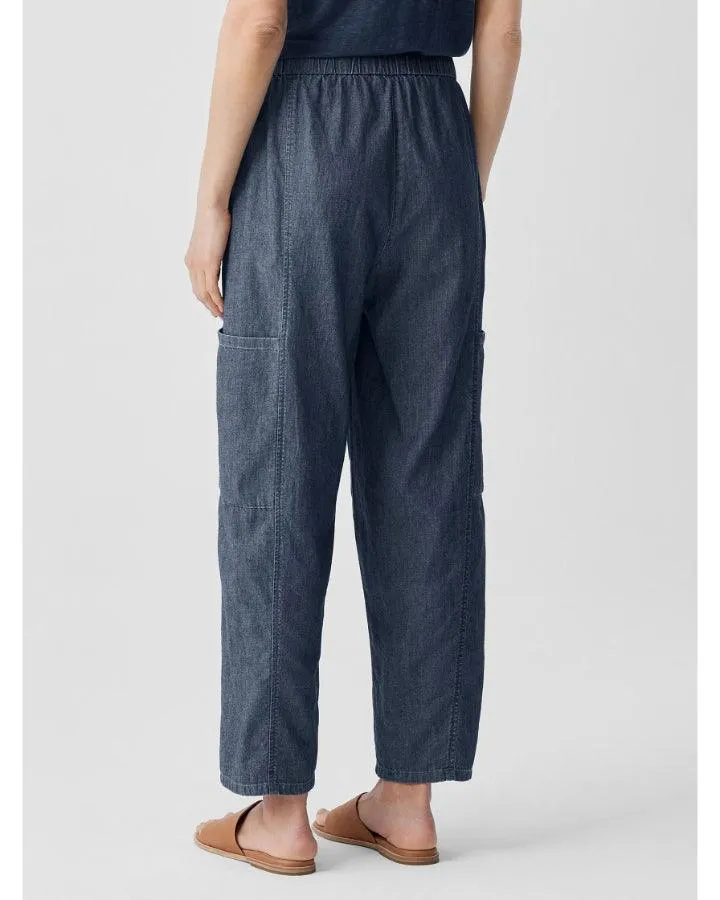 Eileen Fisher Cotton Lantern Cargo Pant