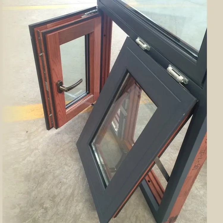 Factory direct awning windows insect for canada window with non thermal break profile