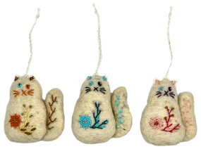 Felt Ornaments "Van Cat"