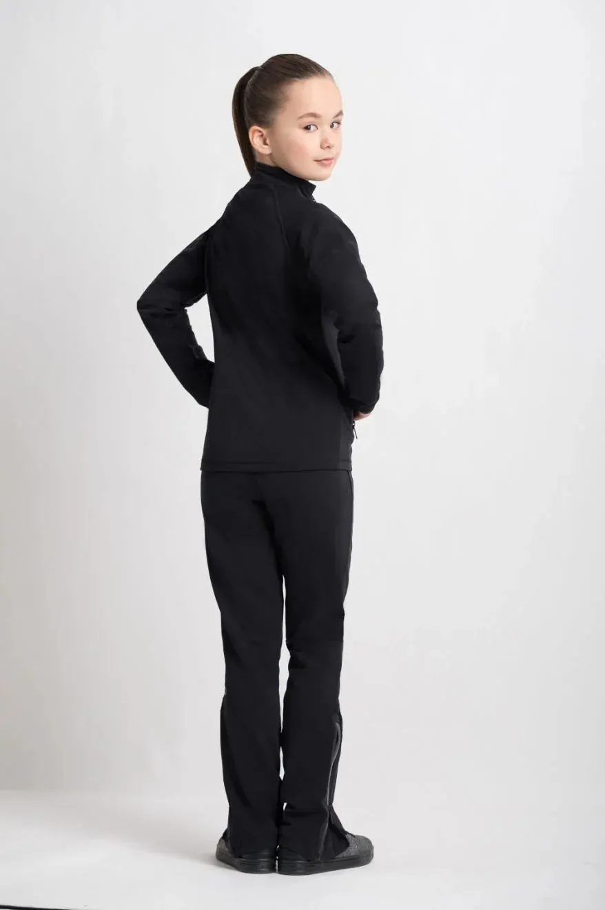 Figure Skating Leggings, Inside Plush Thermal Tights Mondor 1011