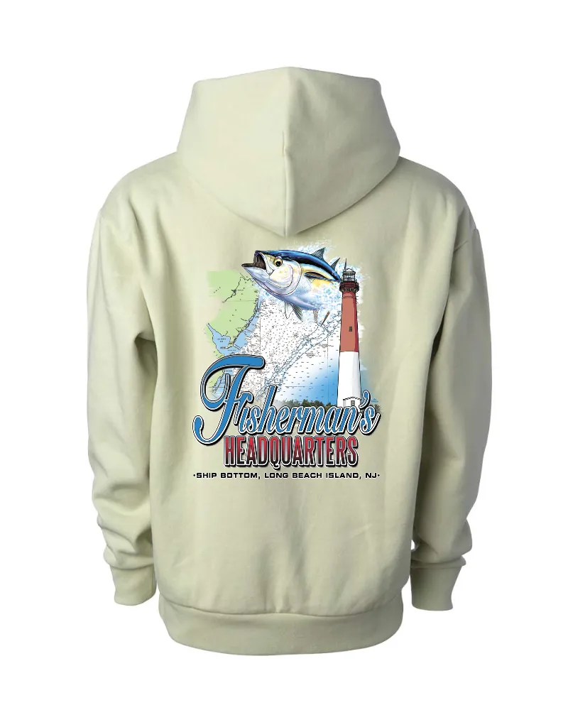 Fish Heads Bigeye Tuna Lightweight Pullover Hoodie