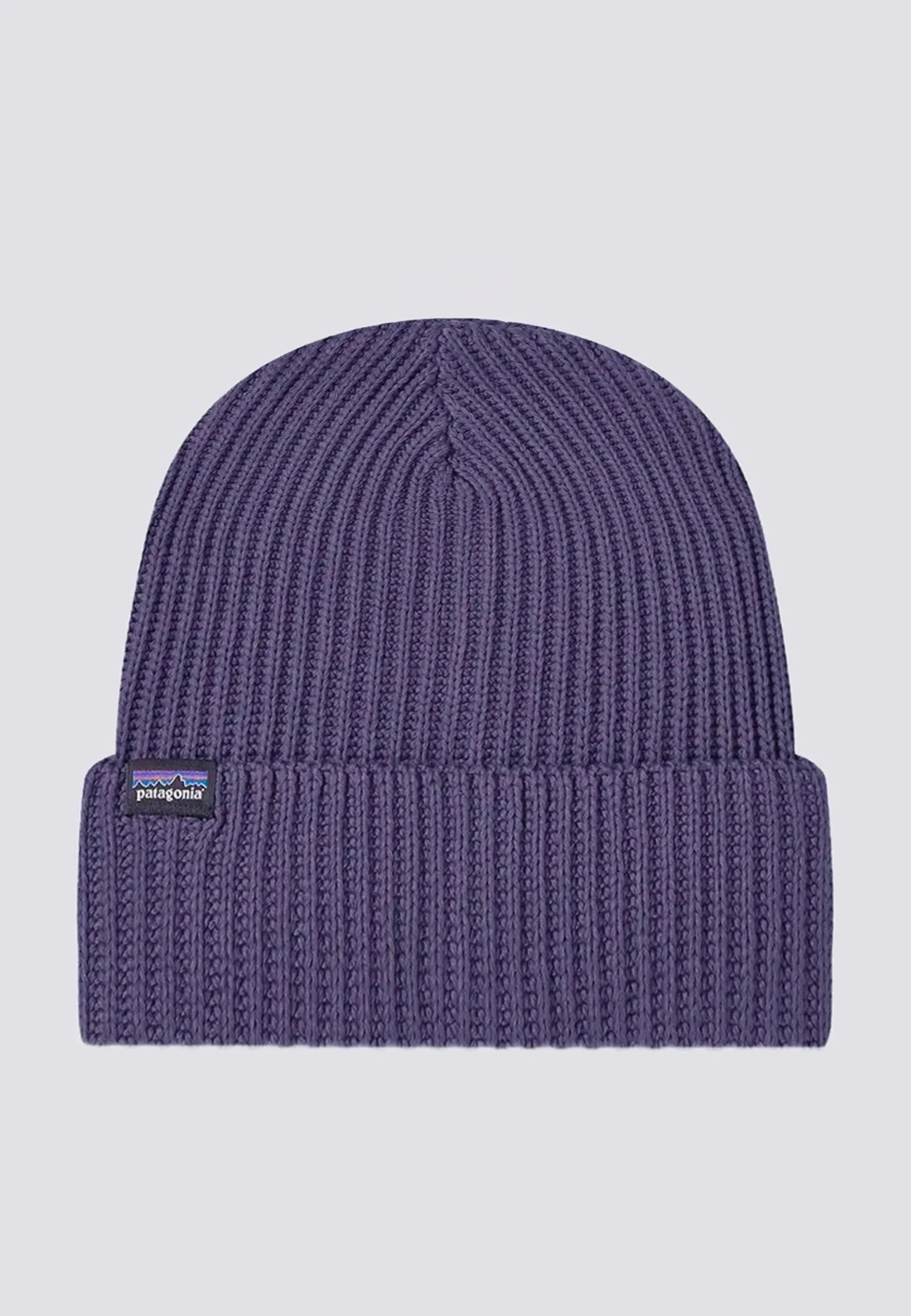 Fishermans Rolled Beanie - piton purple