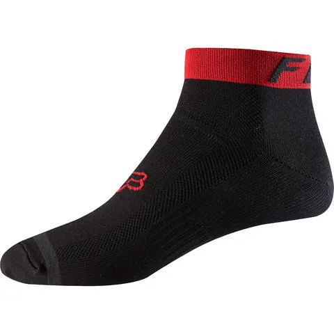 Fox 4" Logo Trail Socks (Red Black)