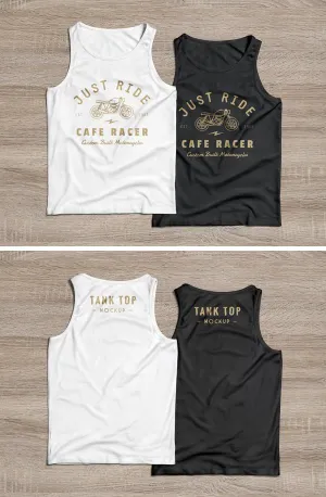 Free Tank Top Shirt PSD MockUp