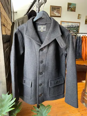 Gently Used Buzz Rickson's Submarine Wool Coat - Charcoal - 40