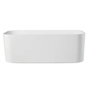 Gloss Acrylic Freestanding Bathtub with Stainless Frame - Marbella