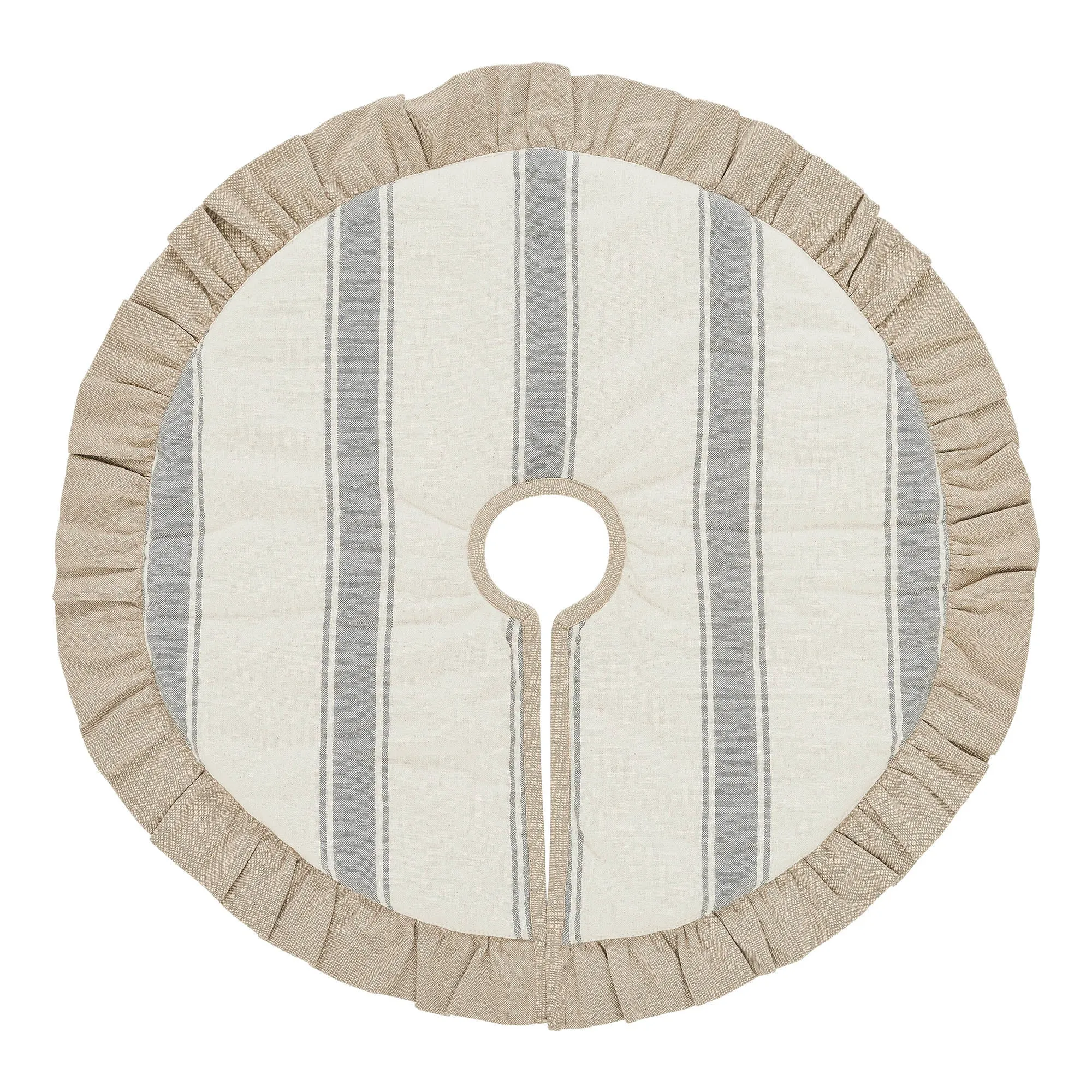 Grace Grain Sack Stripe Tree Skirt 24