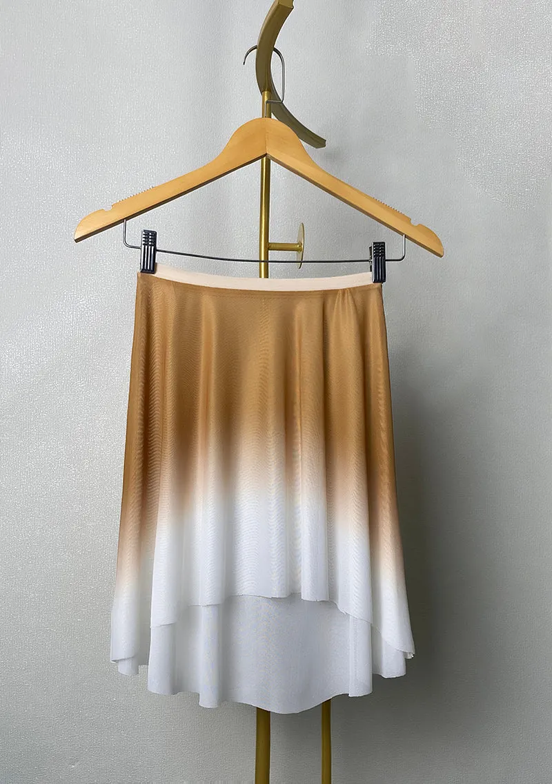 Gradient Ballet Chiffon Skirt