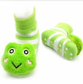 Green Frog Boogie Toes Rattle Sock 1-2Y*