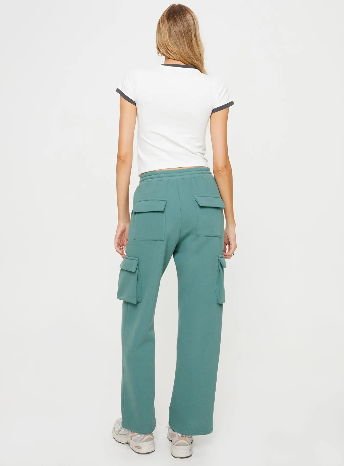 Hamner Cargo Track Pants Soft Sage