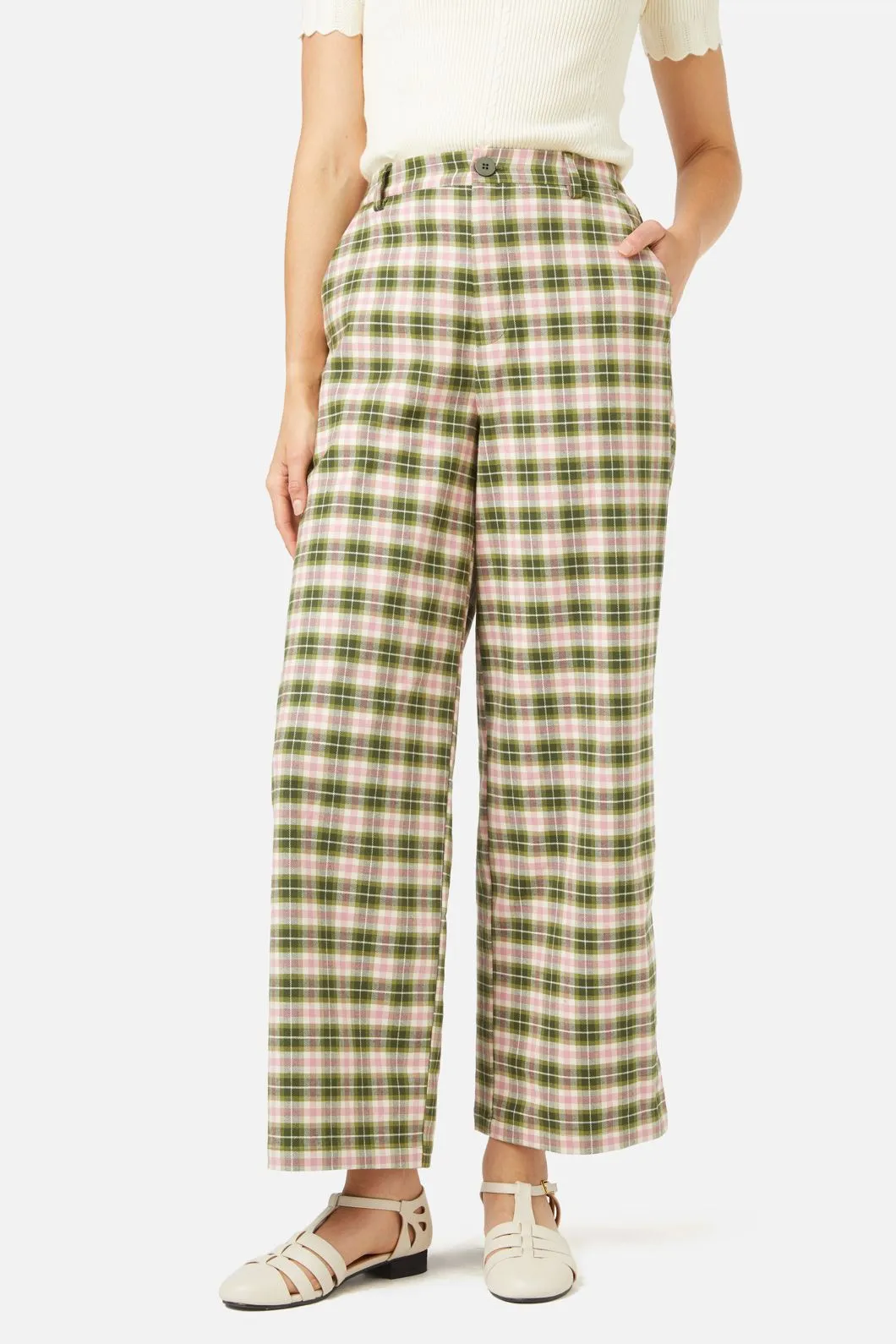 Hazel Check Pant