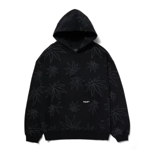 HUF Plantlife Fleece Hoodie Black