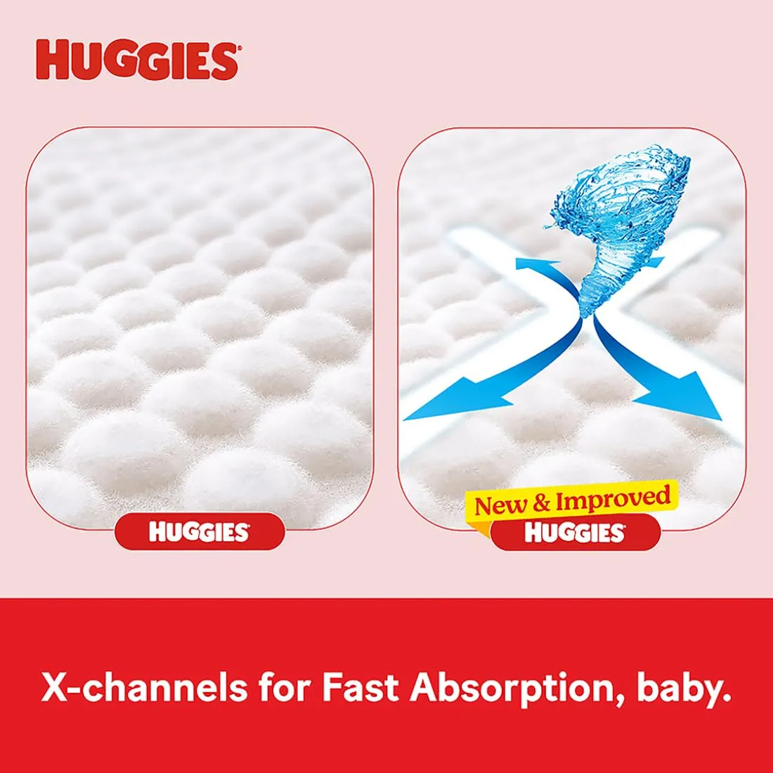 Huggies Complete Comfort Wonder Pants Extra Large (XL) Size (12-17 Kgs) Baby Diaper Pants, 68 count| India's Fastest Absorbing Diaper with upto 4x faster absorption | Unique Dry Xpert Channel