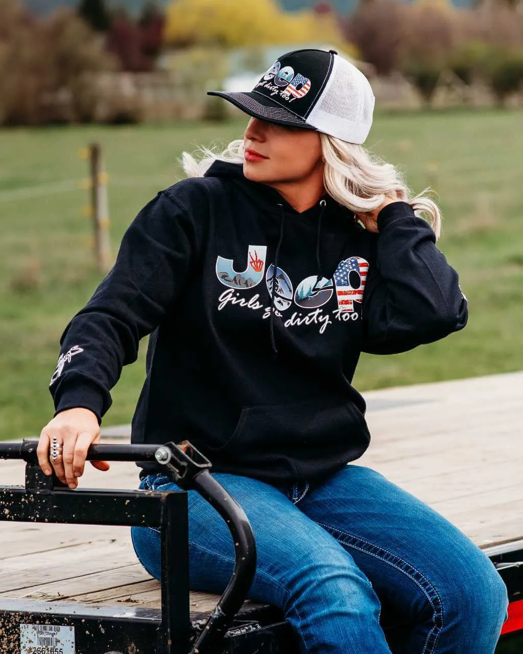 Jeep Girl Unisex Pullover Hoodie