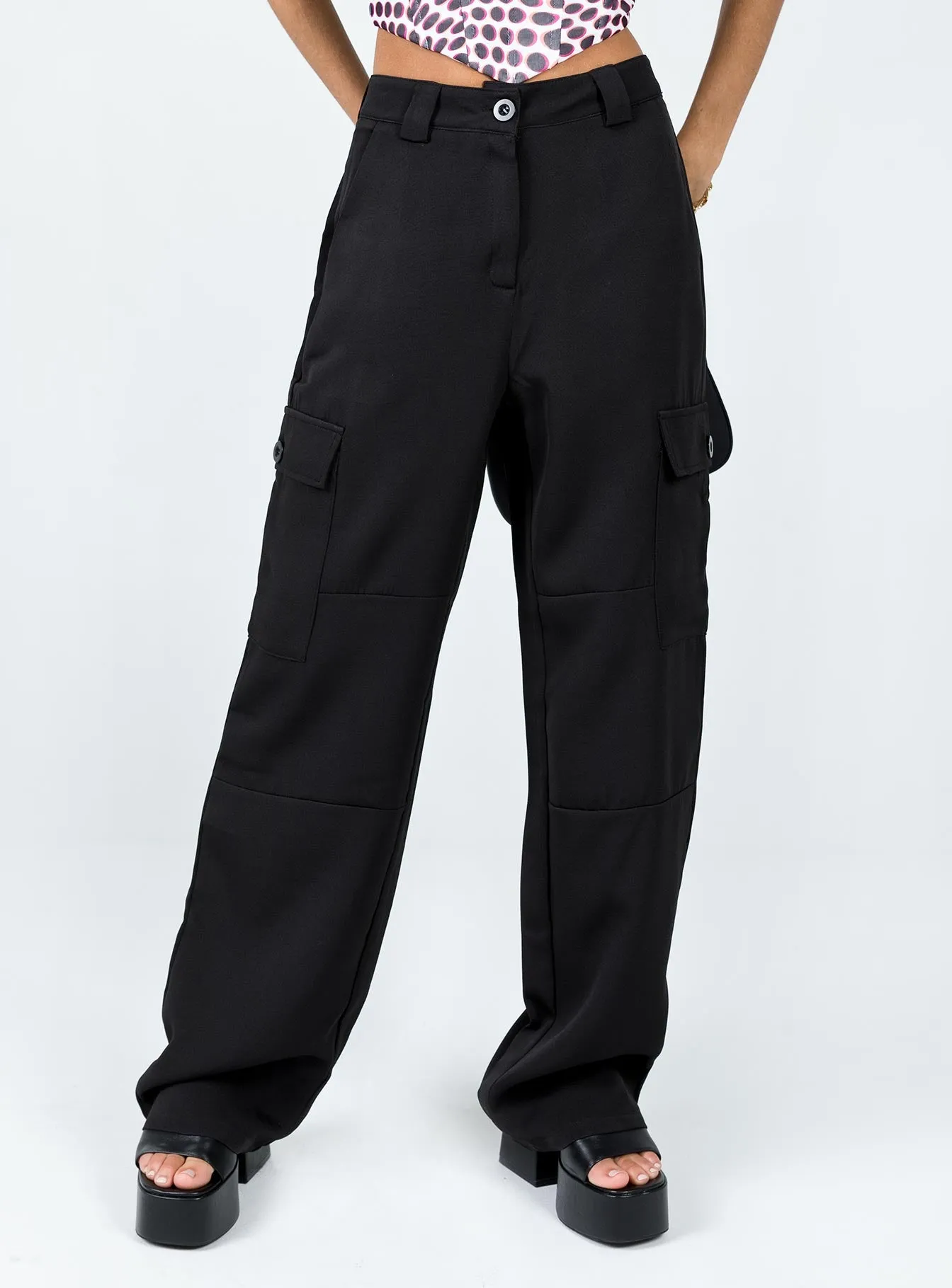 Kaydence Cargo Pants Black