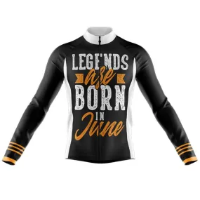 Legends are Born in June Thermal Club Jersey (Black)