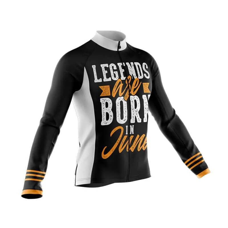 Legends are Born in June Thermal Club Jersey (Black)