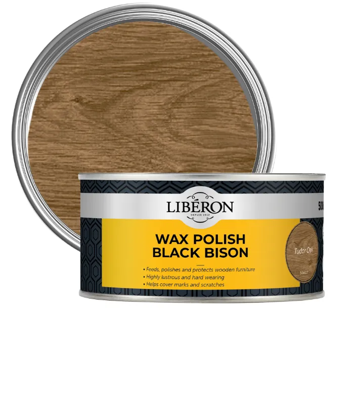 Liberon Furniture Wax Polish Black Bison Paste