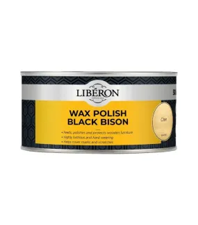 Liberon Furniture Wax Polish Black Bison Paste