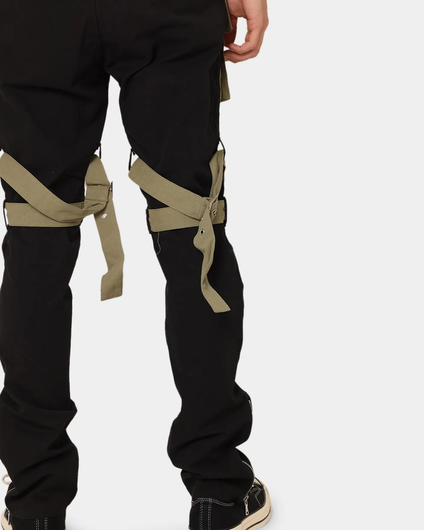 Lifted Anchors Newport Cargo Pants Black