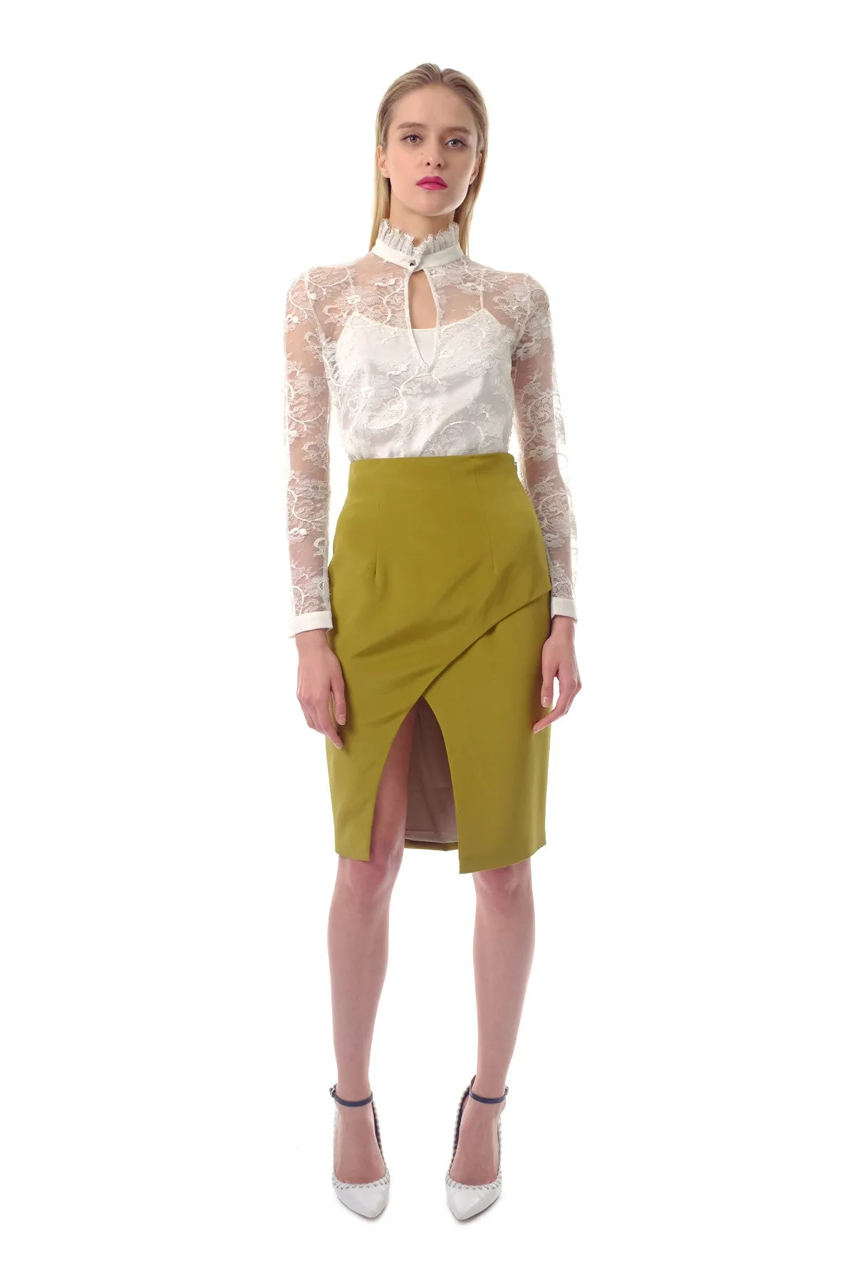 Lori Split Front Skirt