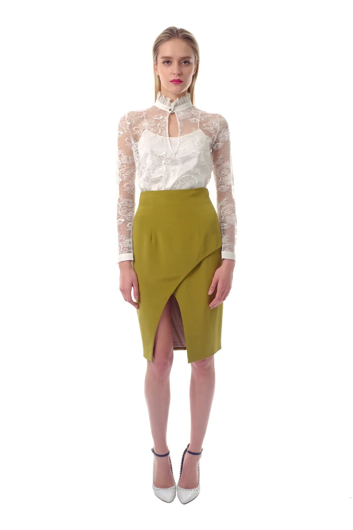 Lori Split Front Skirt