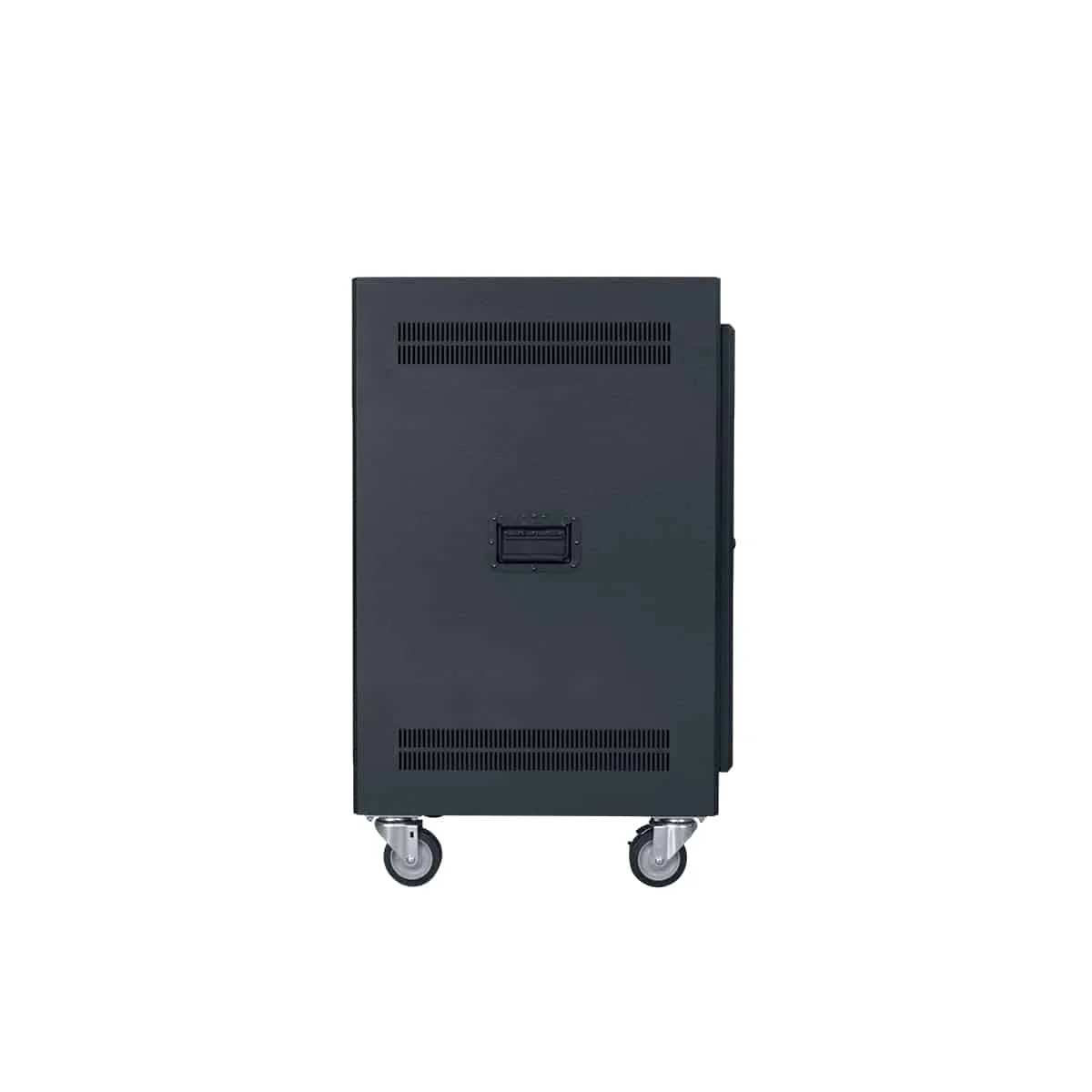 Lowell Mfg Equipment Rack-Portable-21U, 27in Deep, With Solid Door