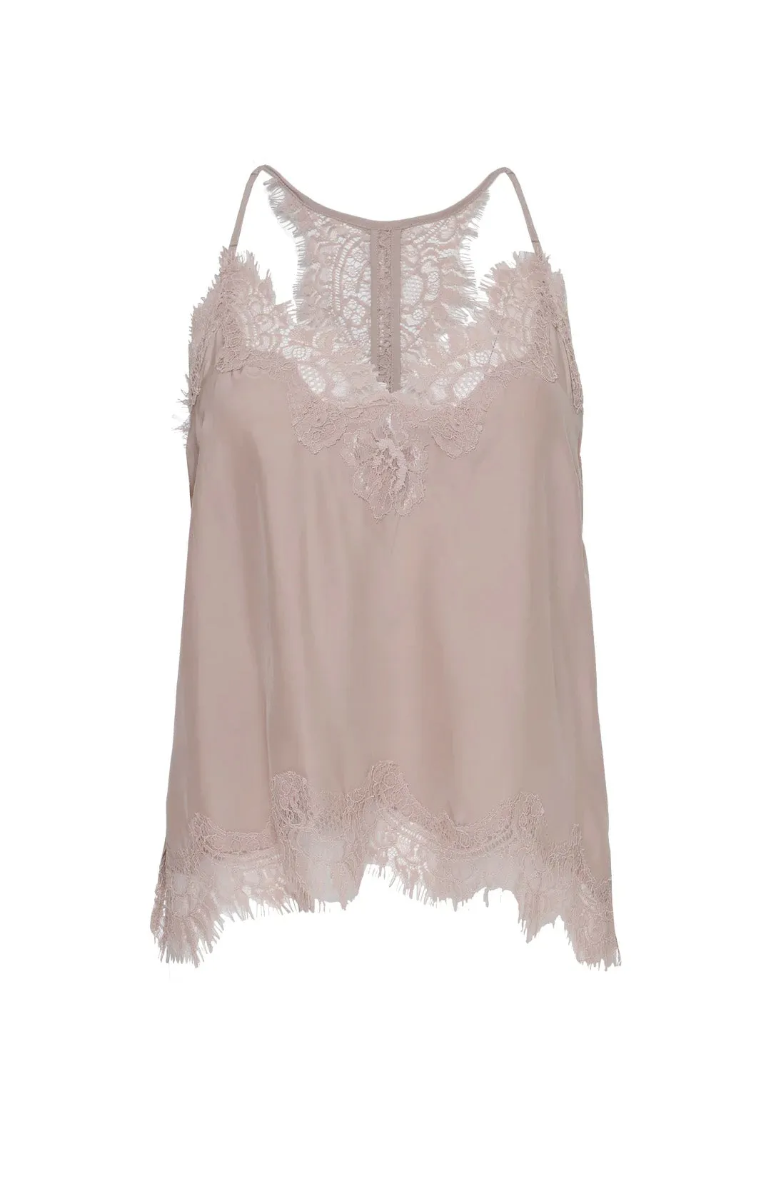 Lucy Crop Cami - Pale Mauve