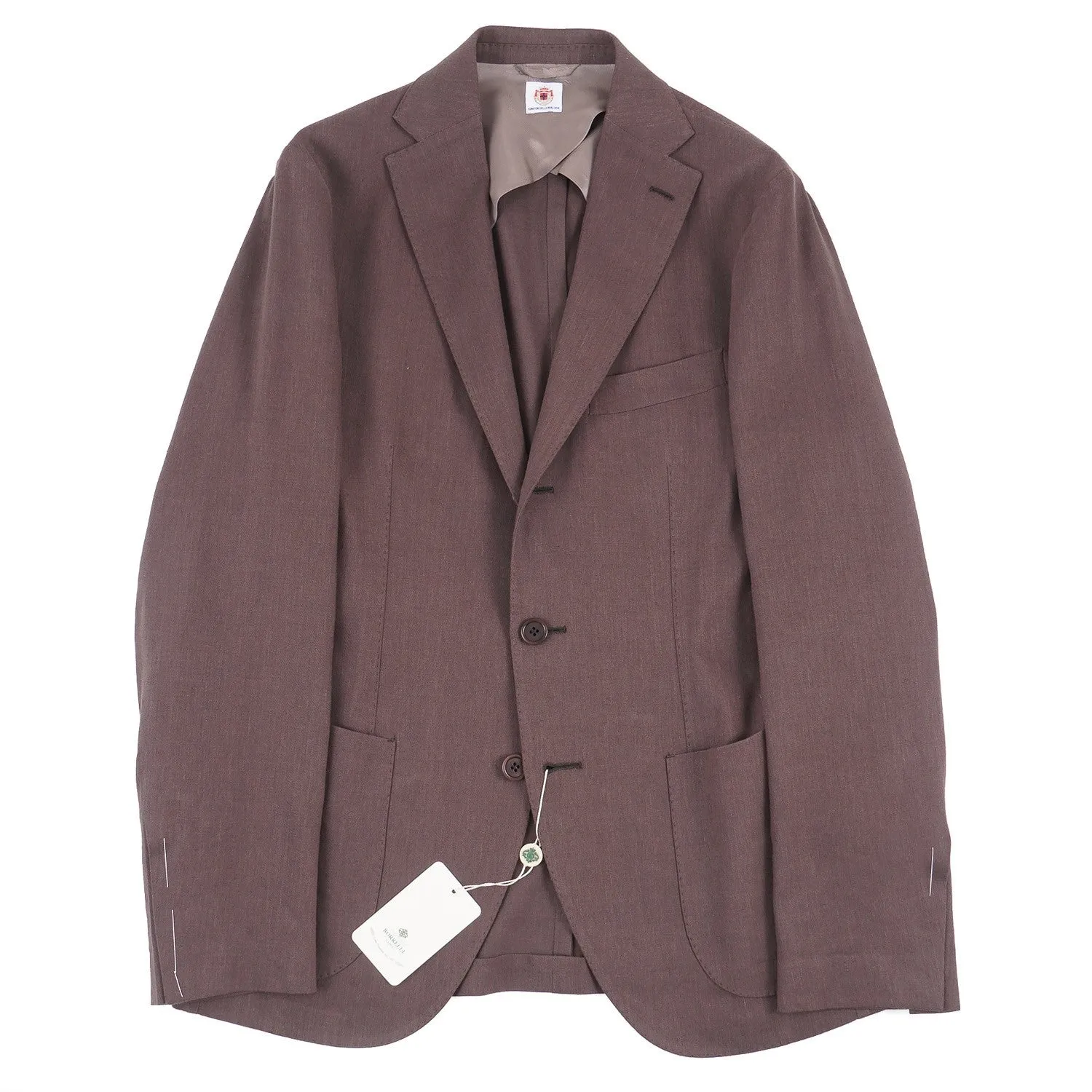 Luigi Borrelli Deconstructed Linen-Wool Sport Coat