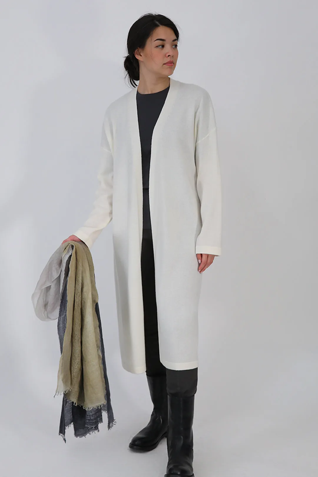 LYON LONG CARDIGAN IN CASHMERE