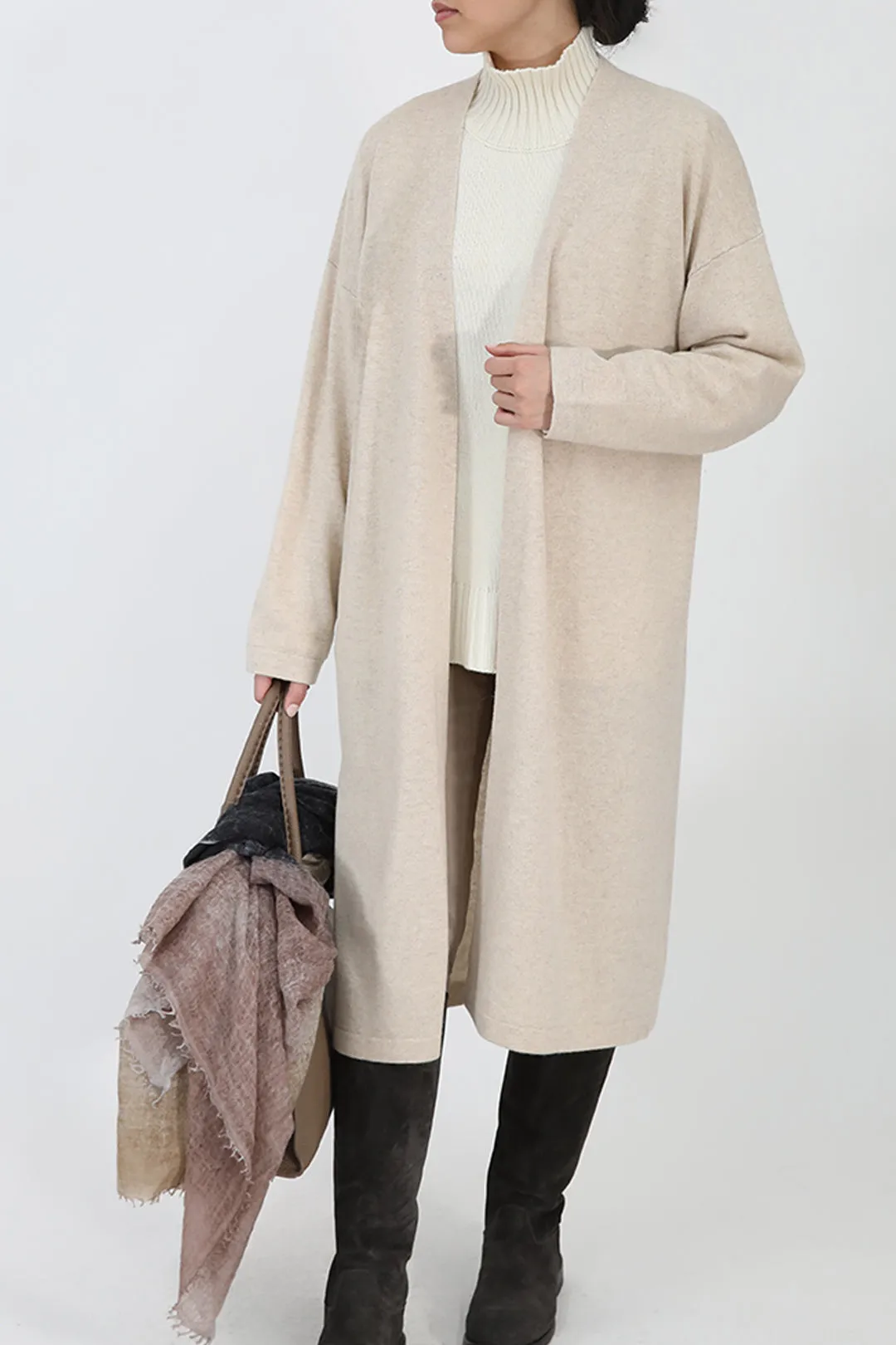 LYON LONG CARDIGAN IN CASHMERE