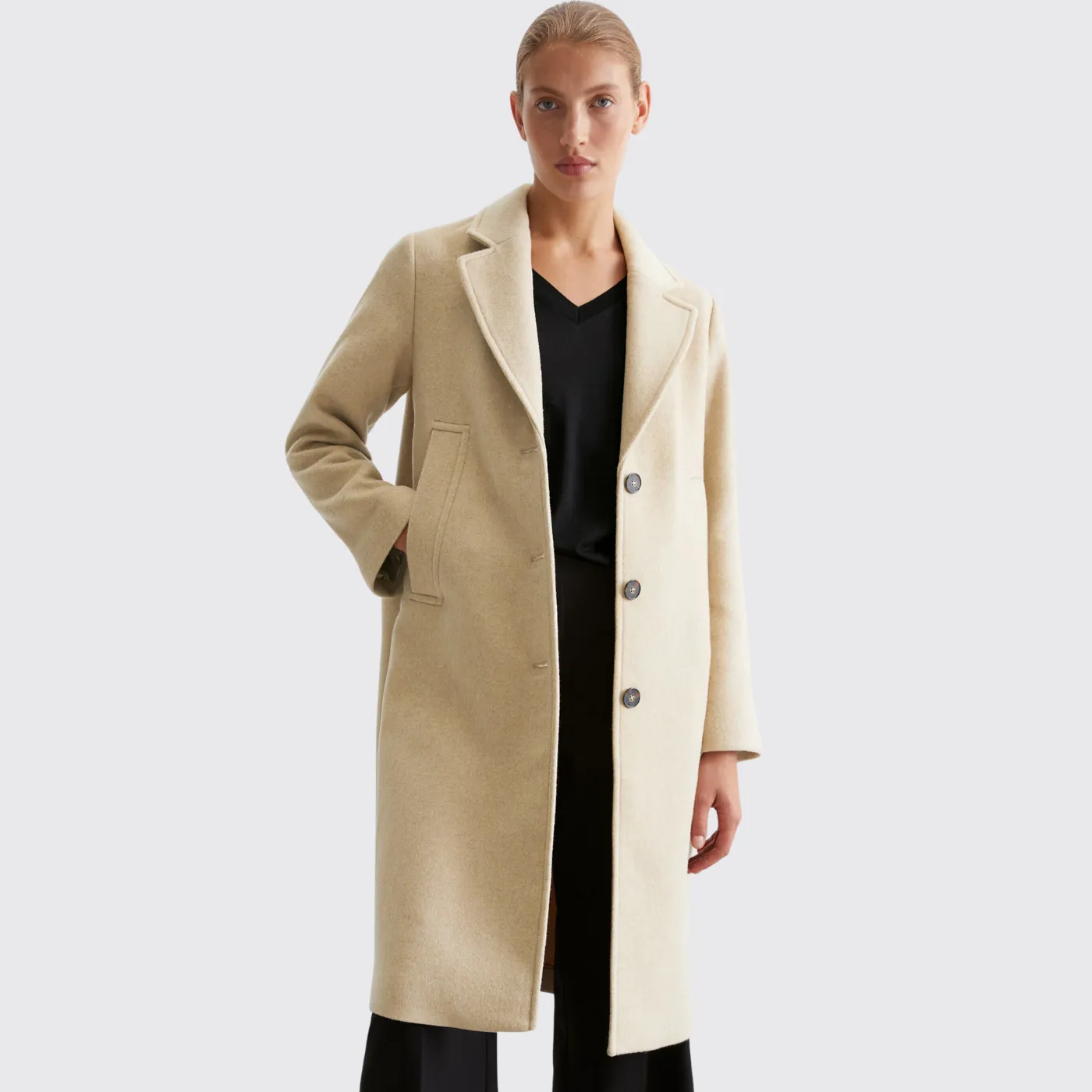 Marc O’Polo Wool Coat  | Camel