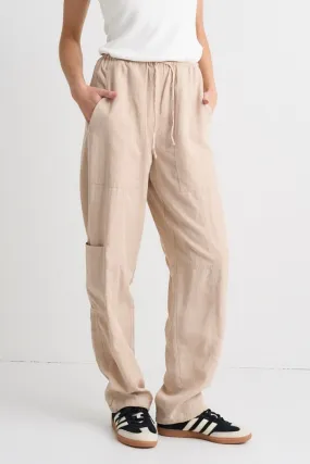 Memoir Stone Soft Drape Cargo Pants