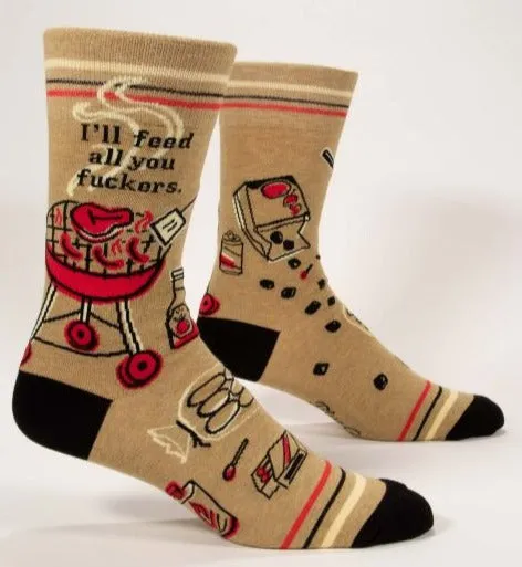 Men's I'll Feed All You Fuckers Socks