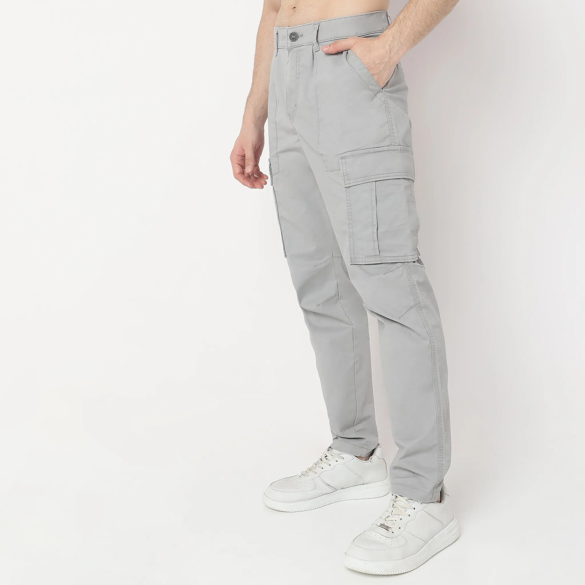 Messenger Cargos™ Pants Rugged Herringbone Weave  Mid Rise