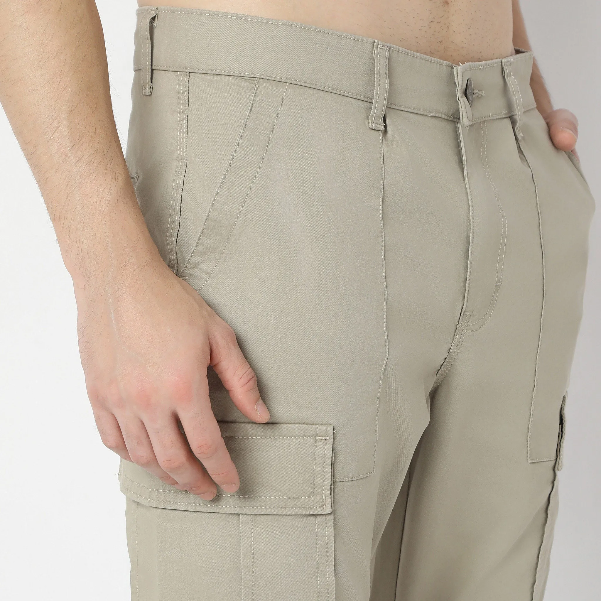 Messenger Cargos™ Pants Rugged Herringbone Weave  Mid Rise