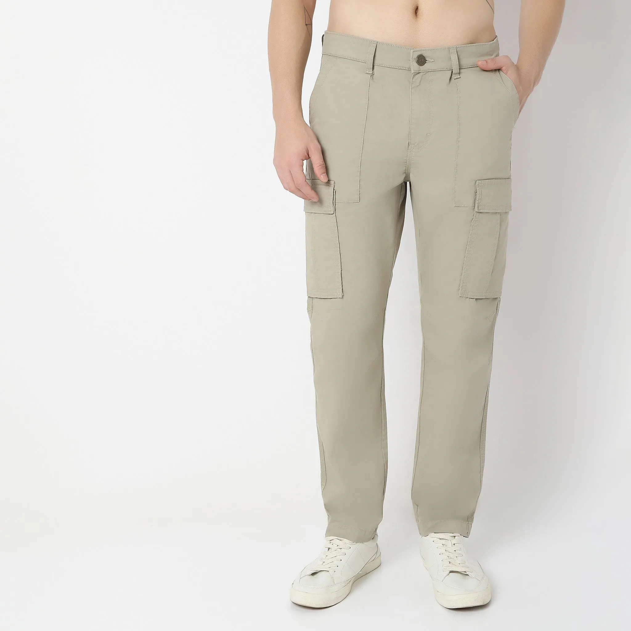 Messenger Cargos™ Pants Rugged Herringbone Weave  Mid Rise