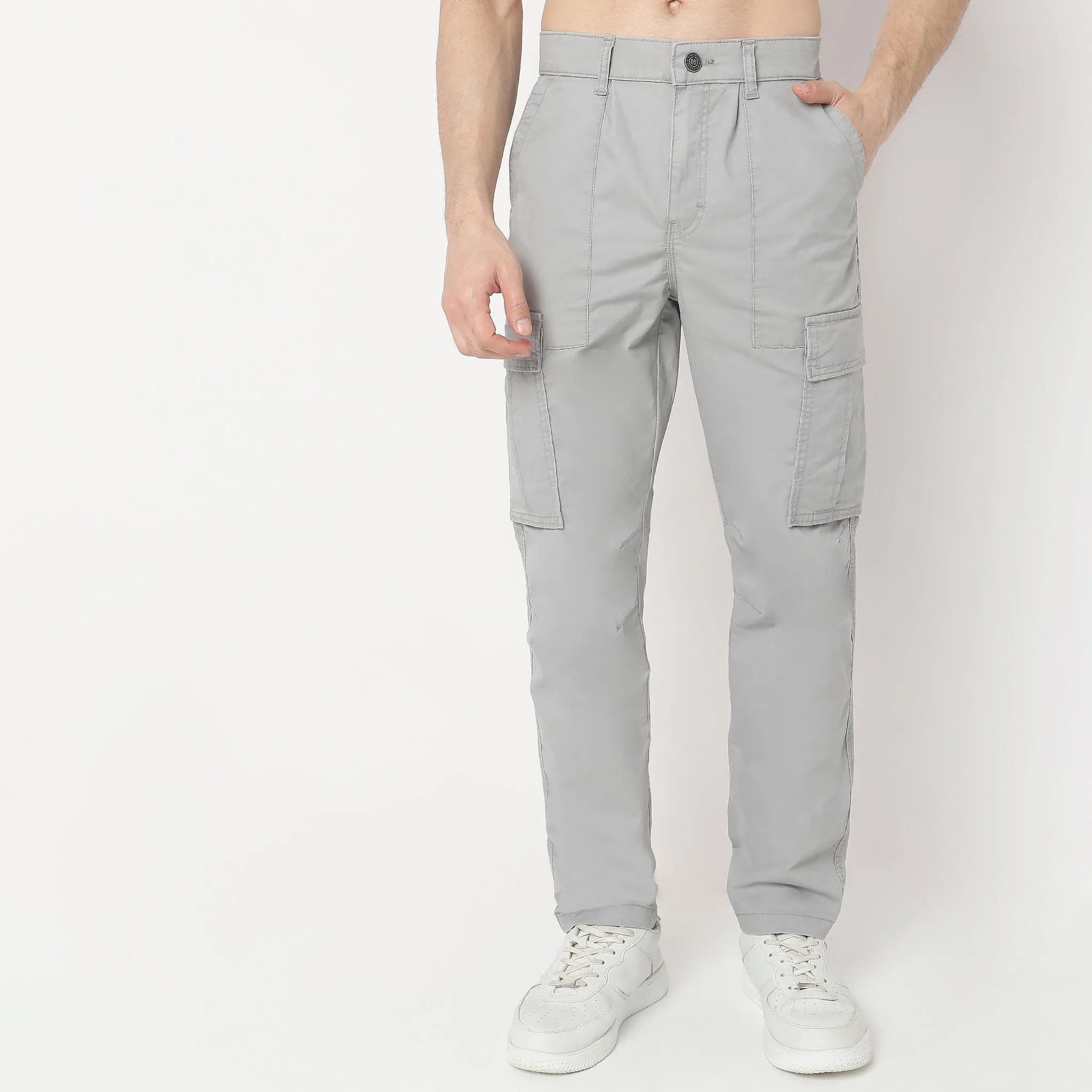 Messenger Cargos™ Pants Rugged Herringbone Weave  Mid Rise