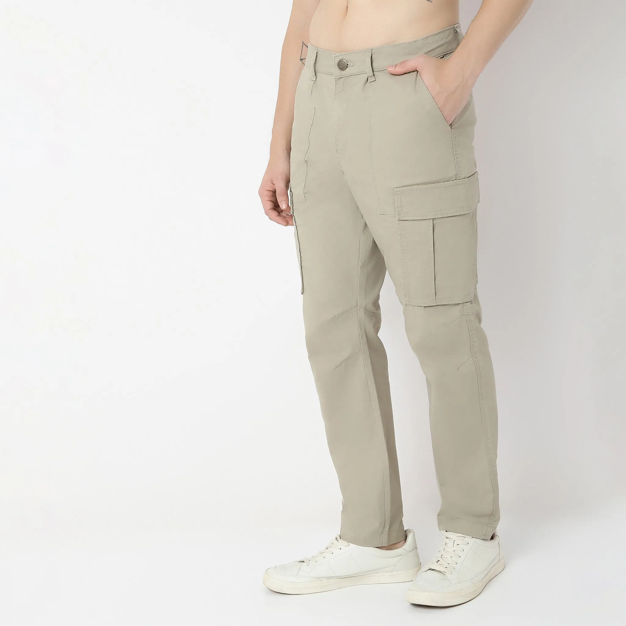 Messenger Cargos™ Pants Rugged Herringbone Weave  Mid Rise