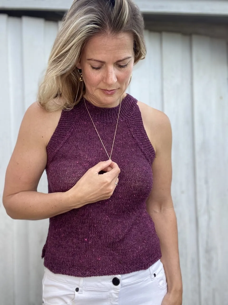 Mey Camisole by Creadia Studio, knitting pattern