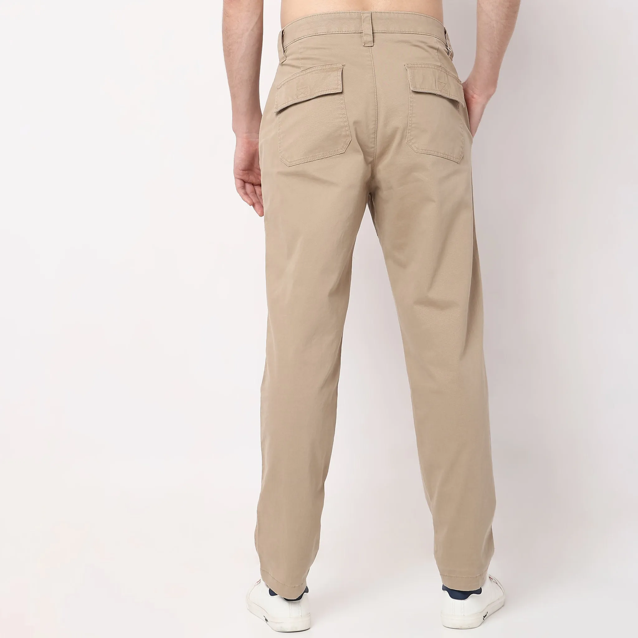 Mid Rise Signature Cargo Pants